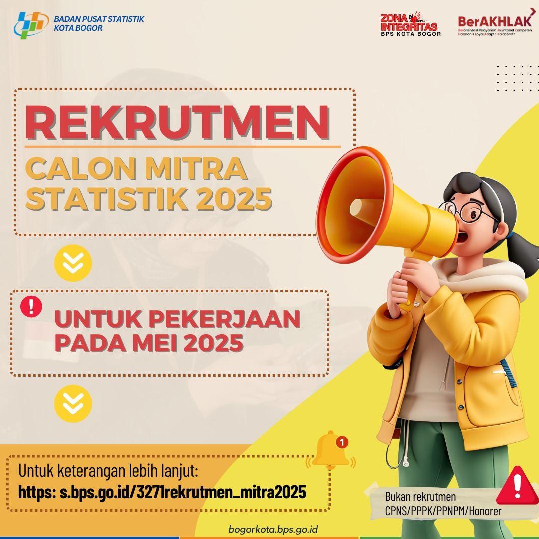 Rekrutmen Terbuka Mitra BPS Tahun 2025