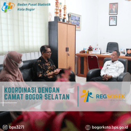 Koordinasi dengan Camat Bogor Selatan Terkait Briefing Fasilitator di Kecamatan Bogor Selatan