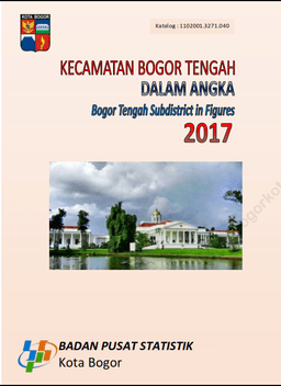 Bogor Tengah Subdistrict In Figures 2017