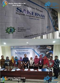 Training for Sakernas 2020 Officers in Bogor Municipality