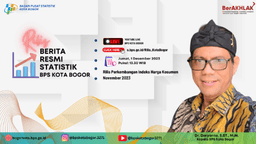 Rilis Berita Resmi Statistik Perkembangan Indeks Harga Konsumen November 2023 Kota Bogor